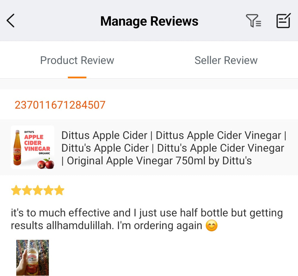 Customer review