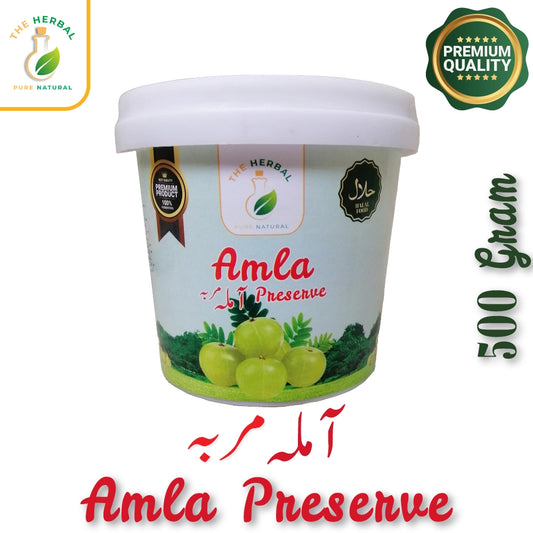 Amla Preserve (Amla Murabba) 500g – Traditional Indian Gooseberry Preserve