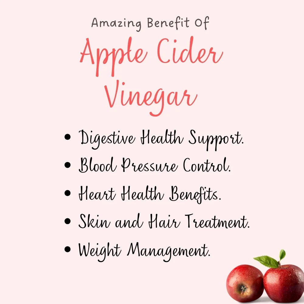 Apple Cider Vinegar (Saib Ka Sirka) Benefits – Organic Apple Vinegar