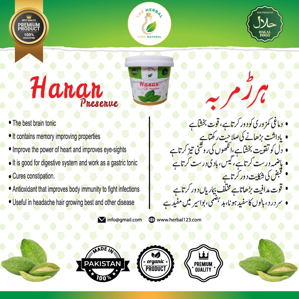 Harar Preserve (Harr Ka Murabba) Benefits – Traditional Harr Murabba