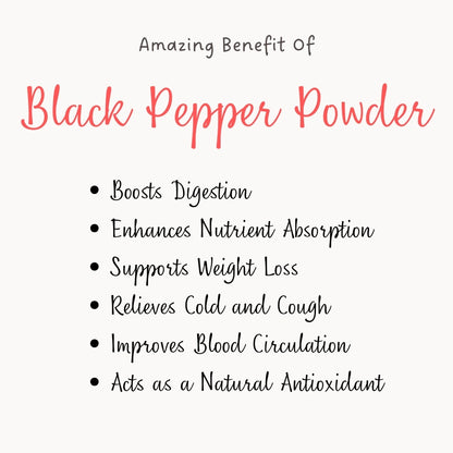 Black Pepper Powder