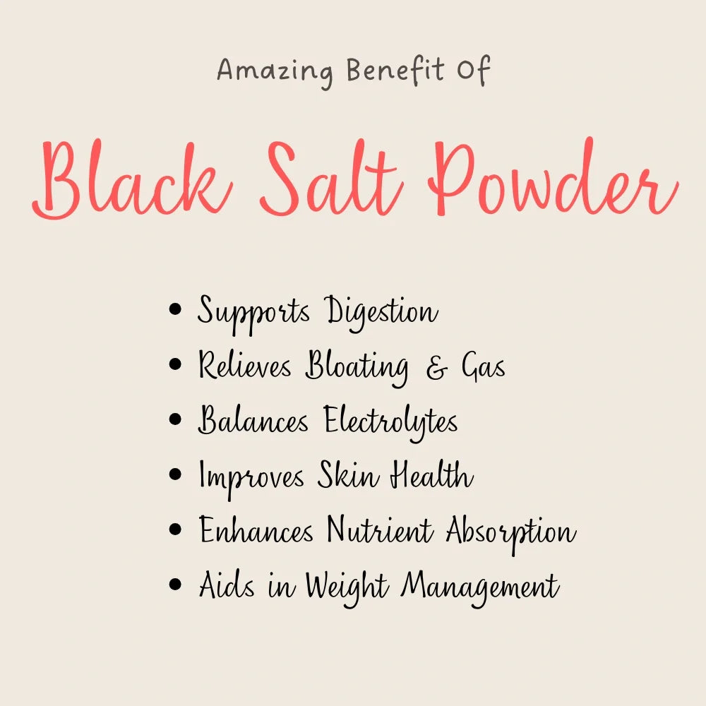 Black Salt Powder