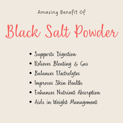 Black Salt Powder