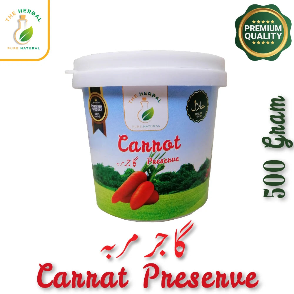 Carrot Preserve (Gajar Ka Murabba) 500g – Traditional Gajar Murabba