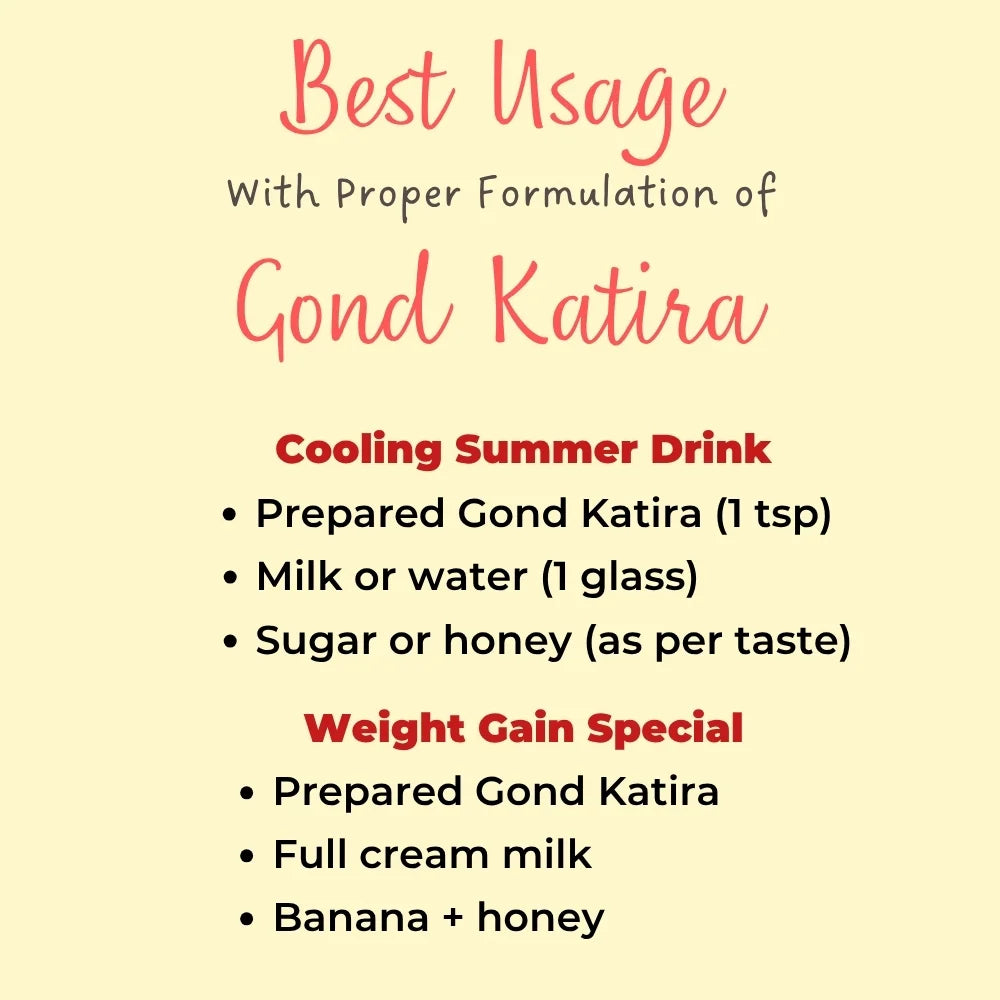 Gond Katira (Tragacanth Gum)