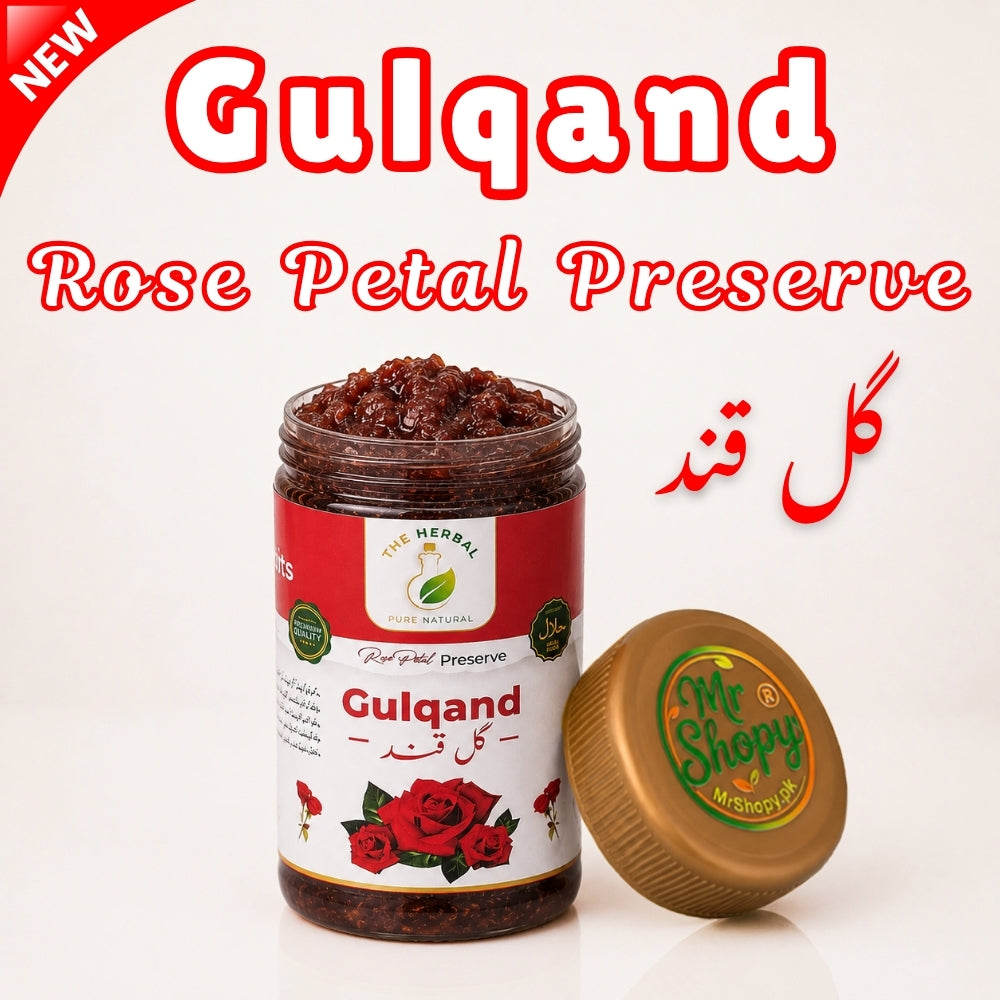 MrShopy Gulqand (Rose Preserve) Premium Rose Petal Preserve 500g Jar