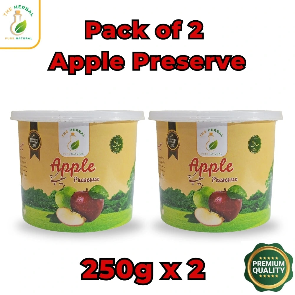 Pack of 2 Apple Preserve (Saib Ka Murabba) 250g – Traditional Apple Murabba