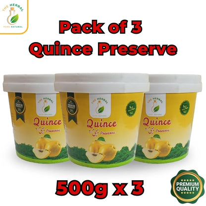 Pack of 3 Quince Preserve (Bahi Ka Murabba) 500g – Traditional Safarjal Ka Murabba | MrShopy
