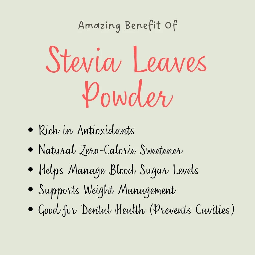 Stevia Leaves Powder