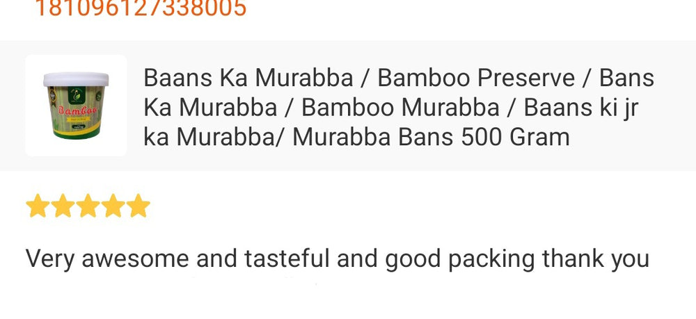 Customer review
