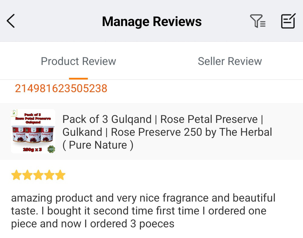 Customer review