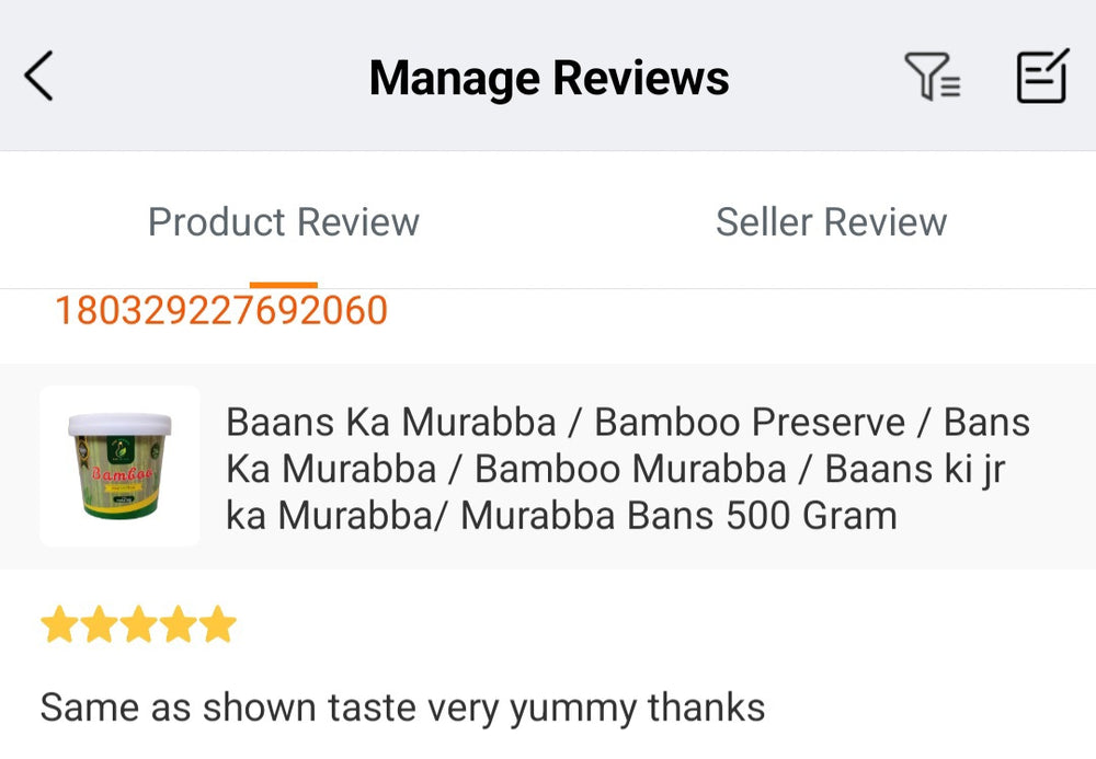 Customer review