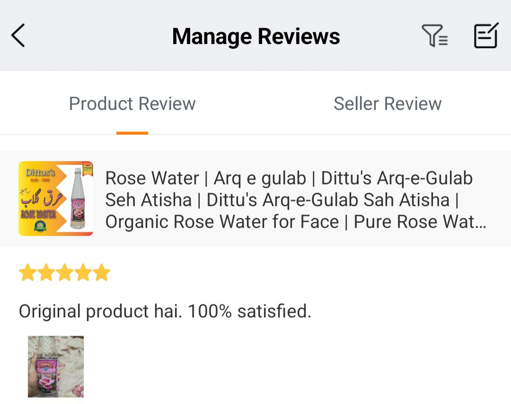 Customer review